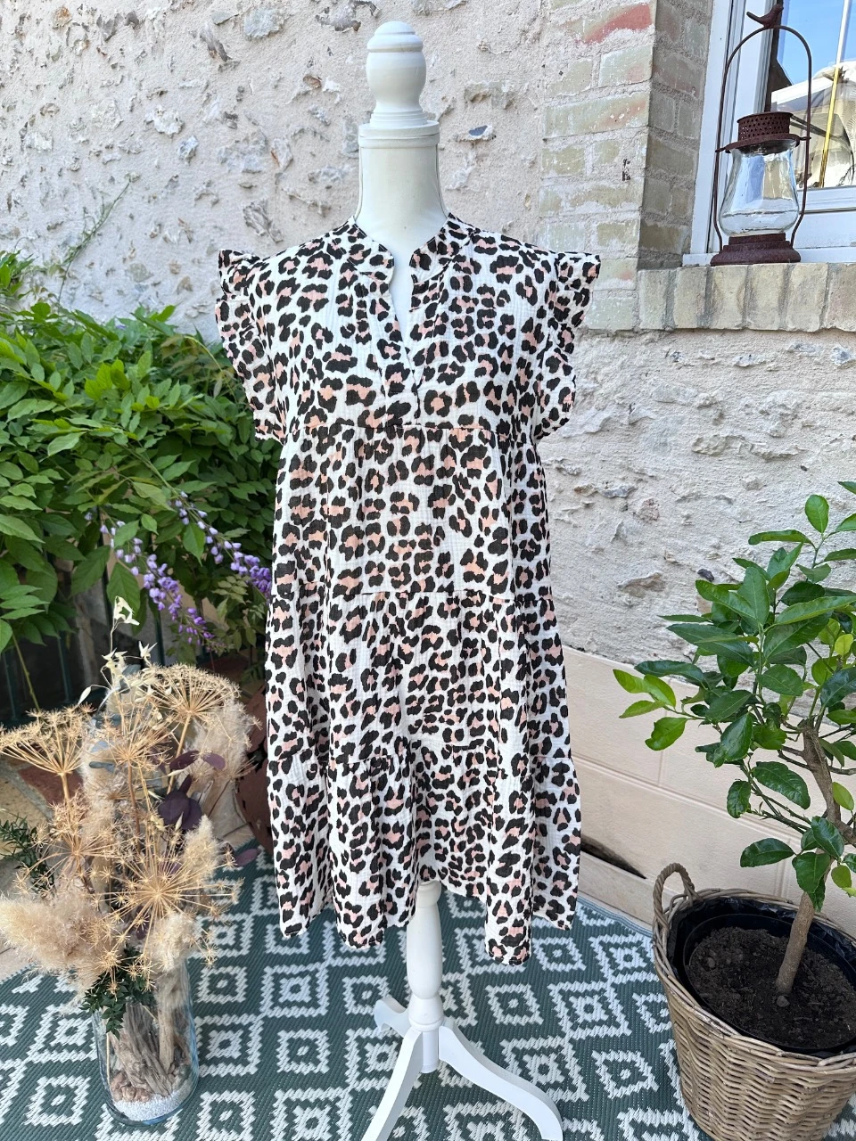 Robe en gaze de coton